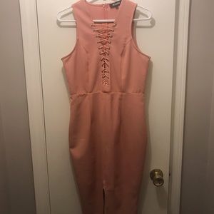 Lace up cocktail/bodycon dress